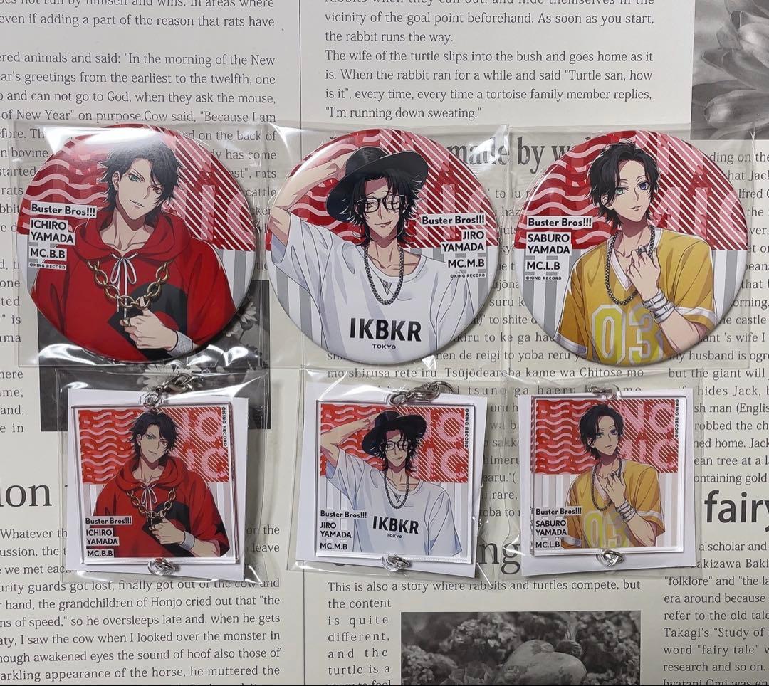 ヒプノシスマイク 一郎 二郎 三郎 缶バッジ アクキー Flava base