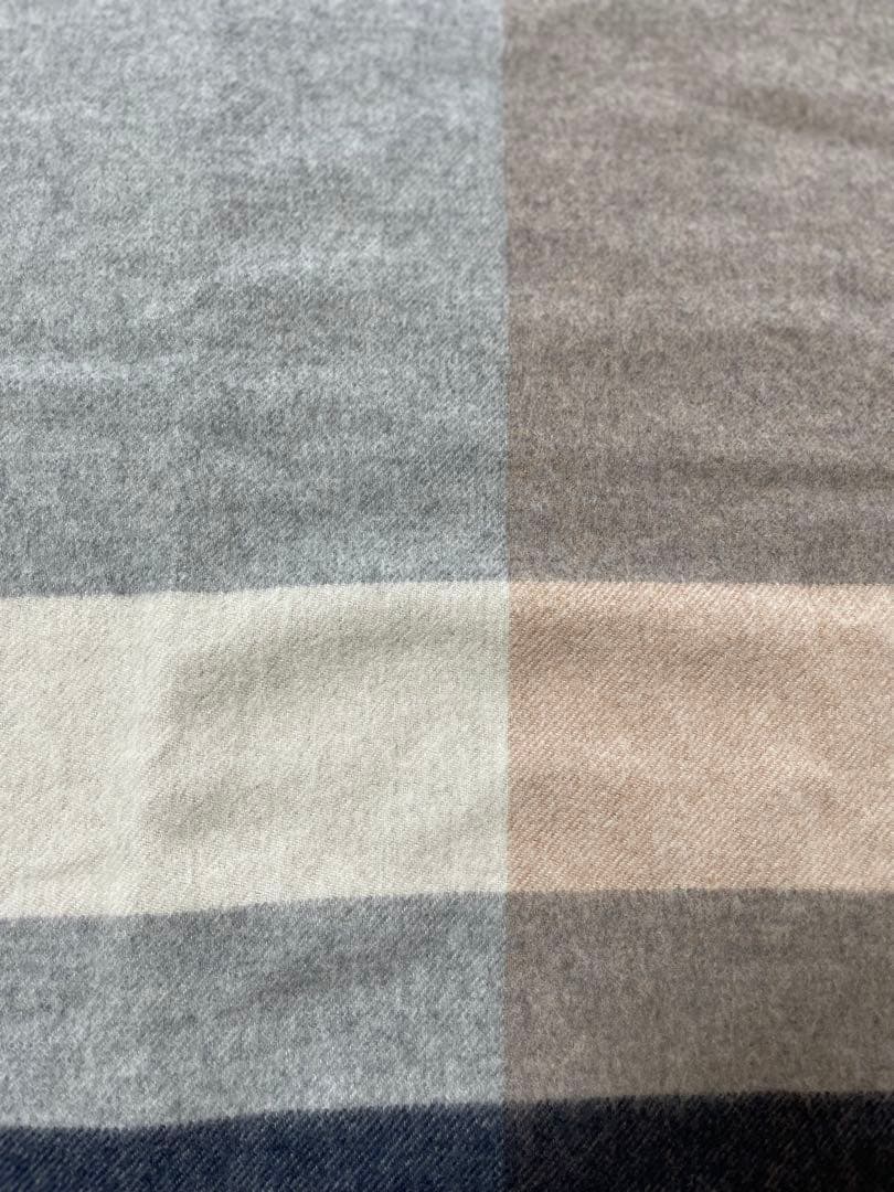 ANAYI カシミヤ100% チェック柄マフラー