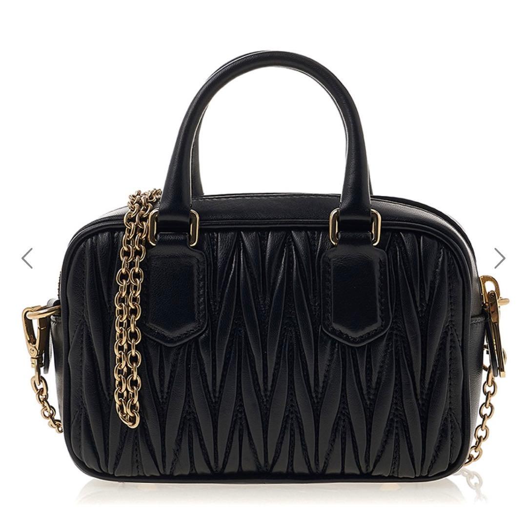 レイ アルカディ マテラッセレザー ミニバッグ