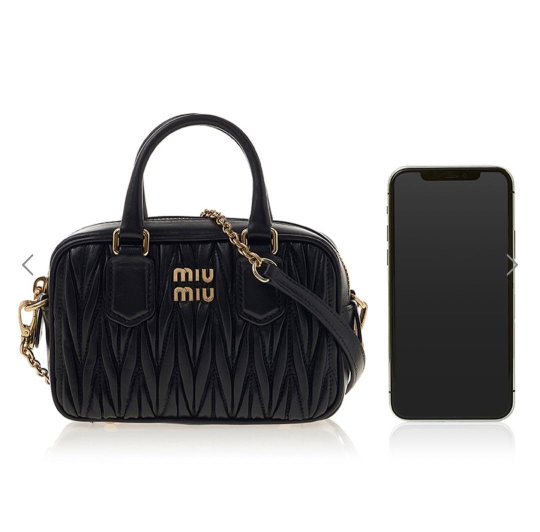 レイ アルカディ マテラッセレザー ミニバッグ