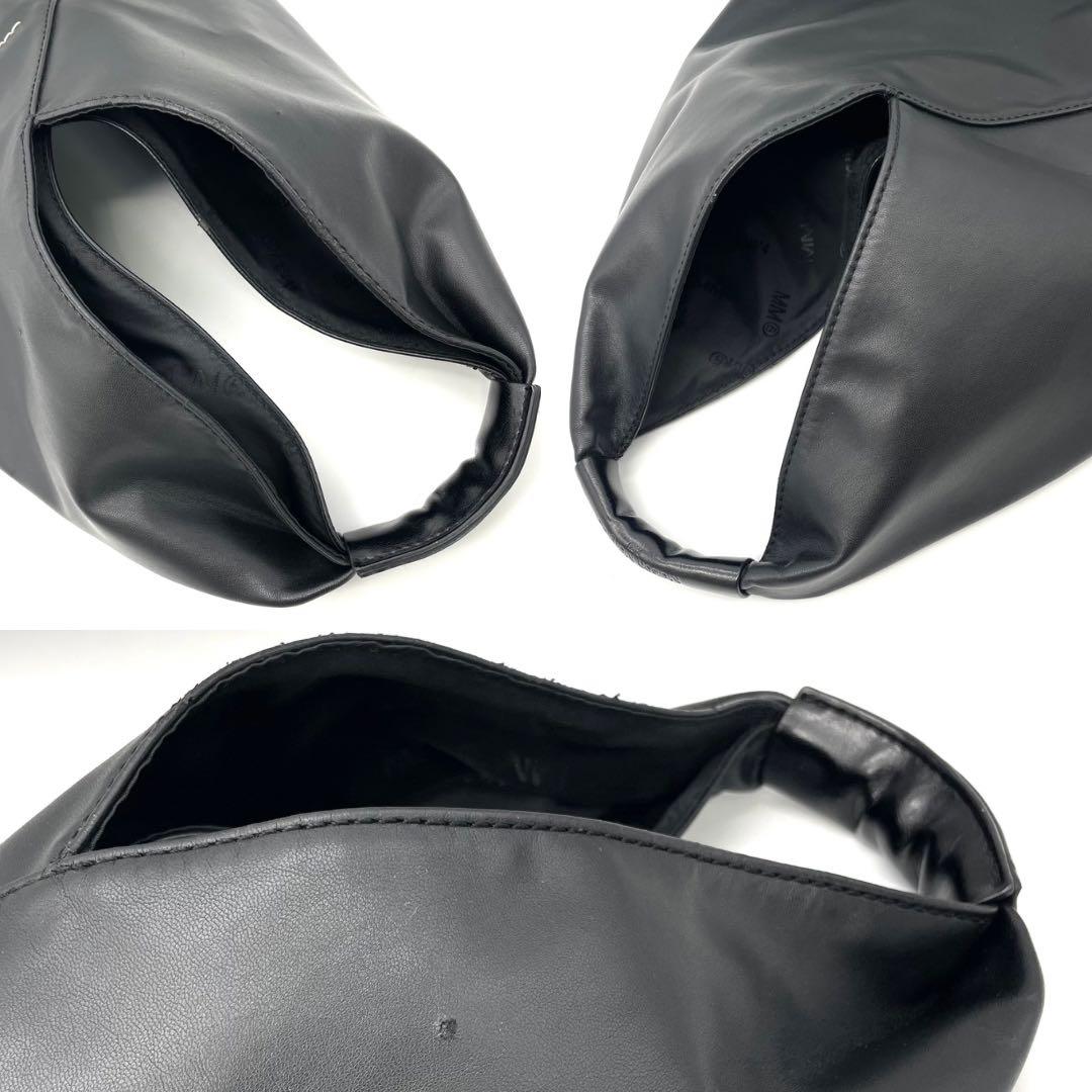 【Ly 様】メゾンマルジェラ　MM6 ジャパニーズバッグ　スモール　レザー　黒