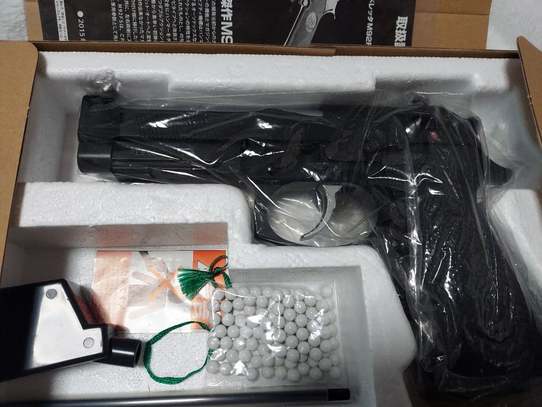 未使用　WA　ベレッタ　M92FS　エリートCQB　ガンブラック　G10グリップ