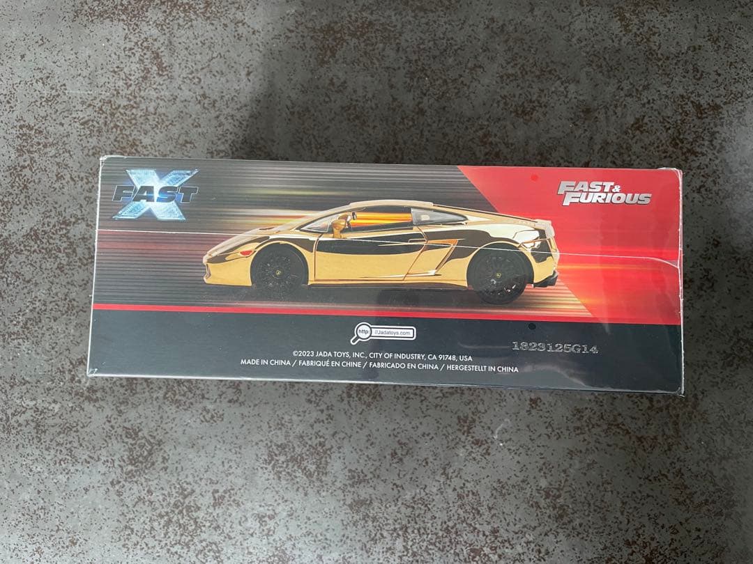 ワイルドスピード　ダイキャストカー ゴールデンランボルギーニ　国内300台限定