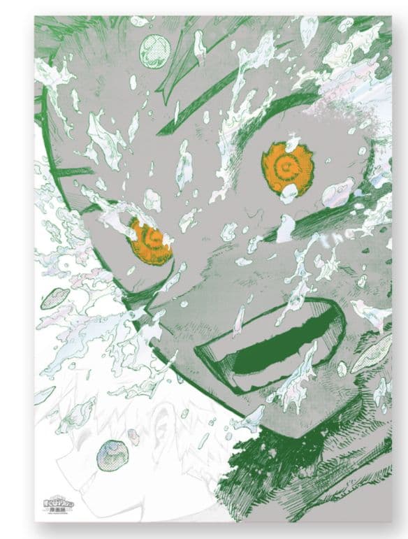 ヒロアカ 原画展 A2 アートポスター2枚セット　緑谷出久　爆豪勝己