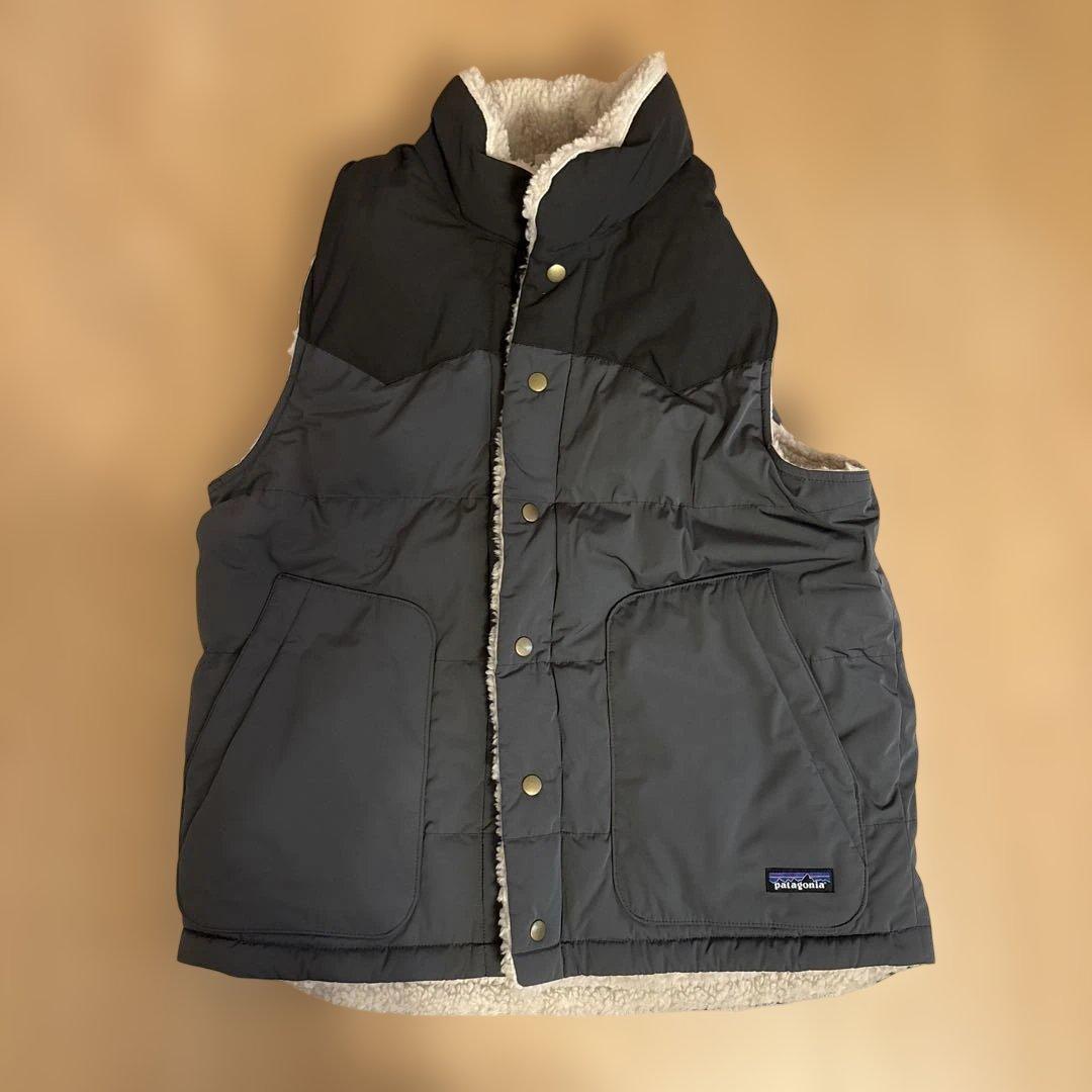 パタゴニア　リバーシブルビビーダウンベスト
