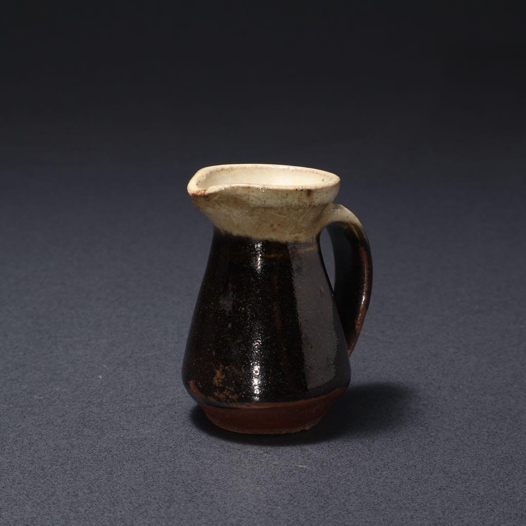 浜田庄司　掛分ミルクピッチャー　人間国宝　R1610K3