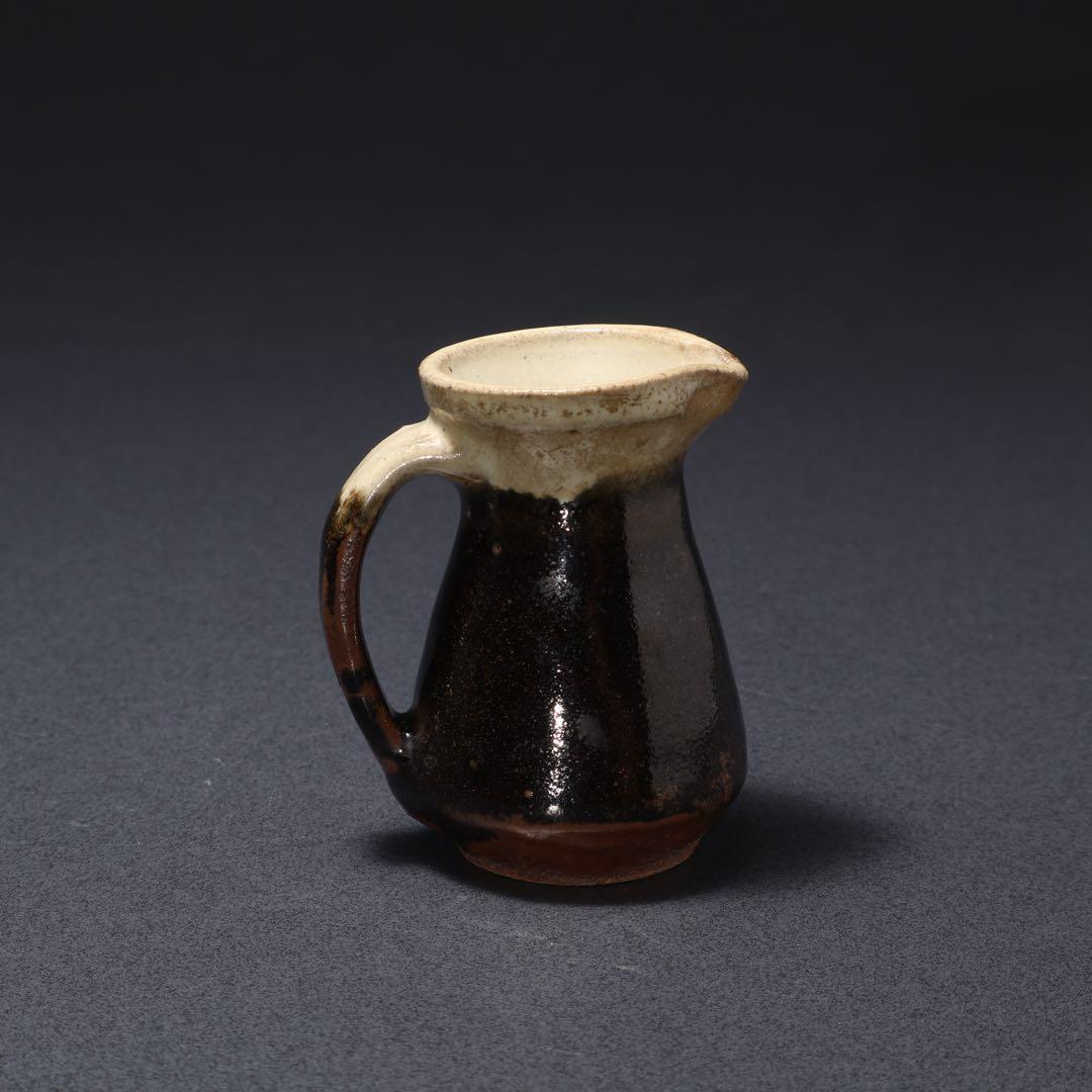 浜田庄司　掛分ミルクピッチャー　人間国宝　R1610K3