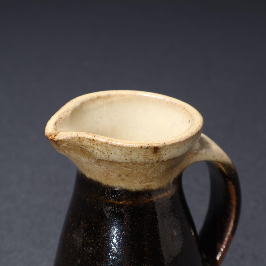 浜田庄司　掛分ミルクピッチャー　人間国宝　R1610K3