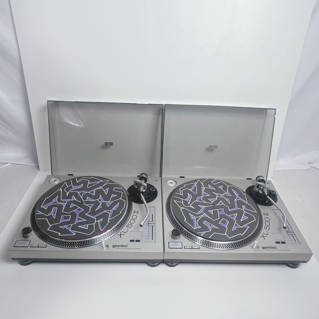gemini ターンテーブル 2台セット XL-500Ⅱ ダイレクトドライブ