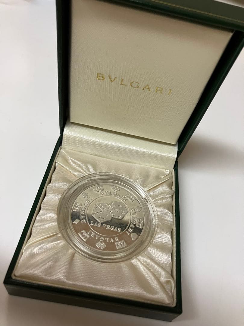 ブルガリ BVLGARI ラスベガス限定 カジノ メダル　銀