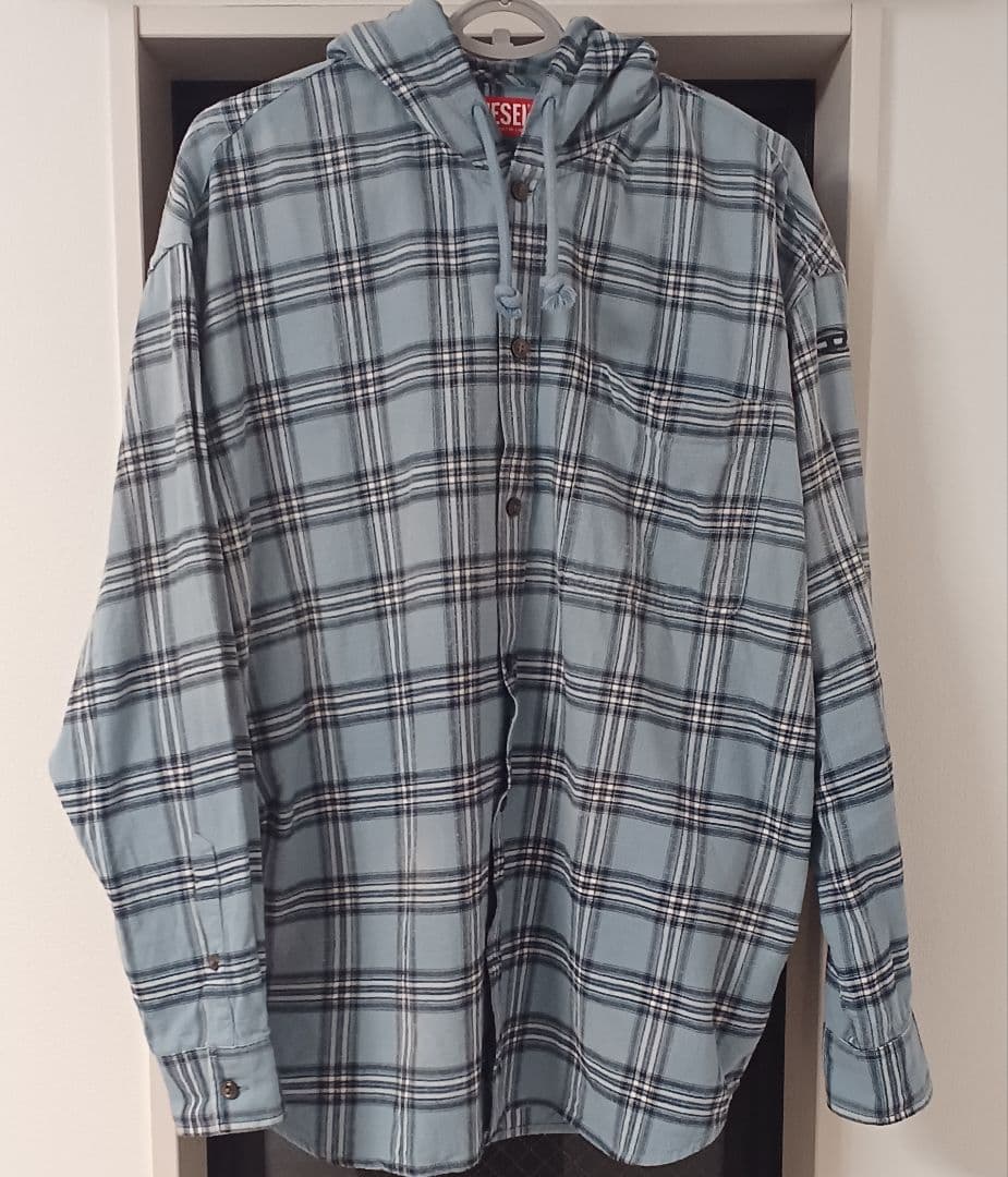 DIESELシャツ メンズ S-DEWNY-HOOD　(サイズ46)