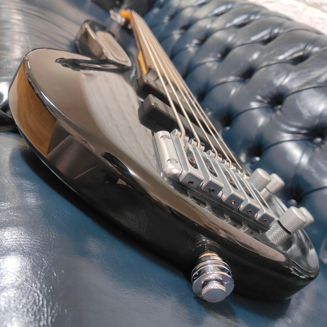 Aria pro 2 アリアプロ2 5弦ベース アクティブ 本革ストラップ付き