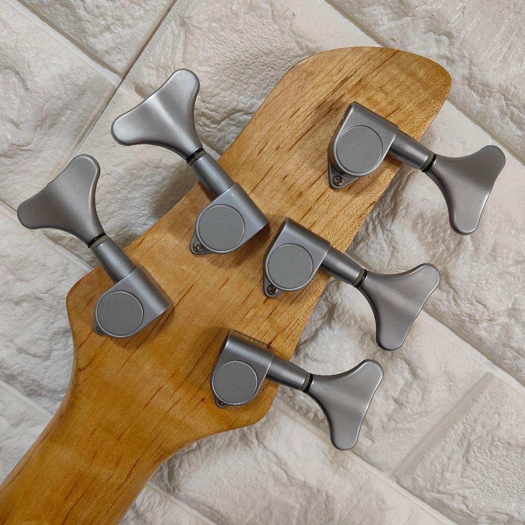 Aria pro 2 アリアプロ2 5弦ベース アクティブ 本革ストラップ付き