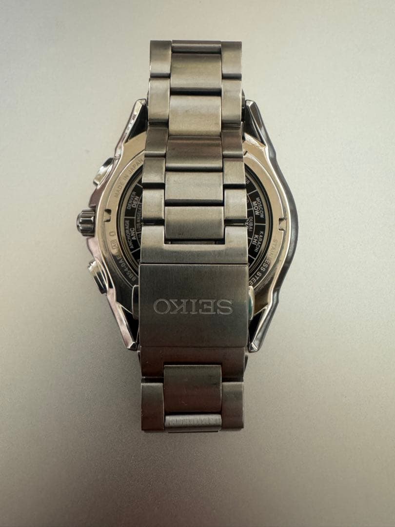 SEIKO 腕時計 ブラック ソーラー