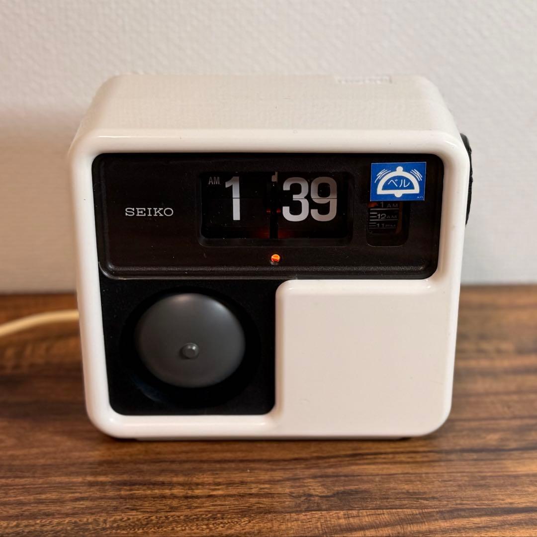 【整備済み・元箱付き】SEIKOパタパタ時計 デジタルアラームクロックDP646
