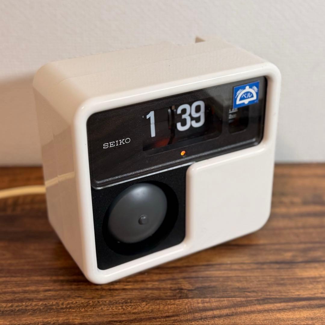 【整備済み・元箱付き】SEIKOパタパタ時計 デジタルアラームクロックDP646
