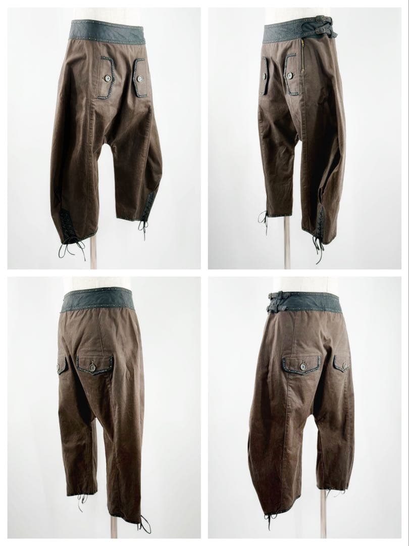 【新品未使用】シェアスピリット sharesprit レザー混キャロットパンツ