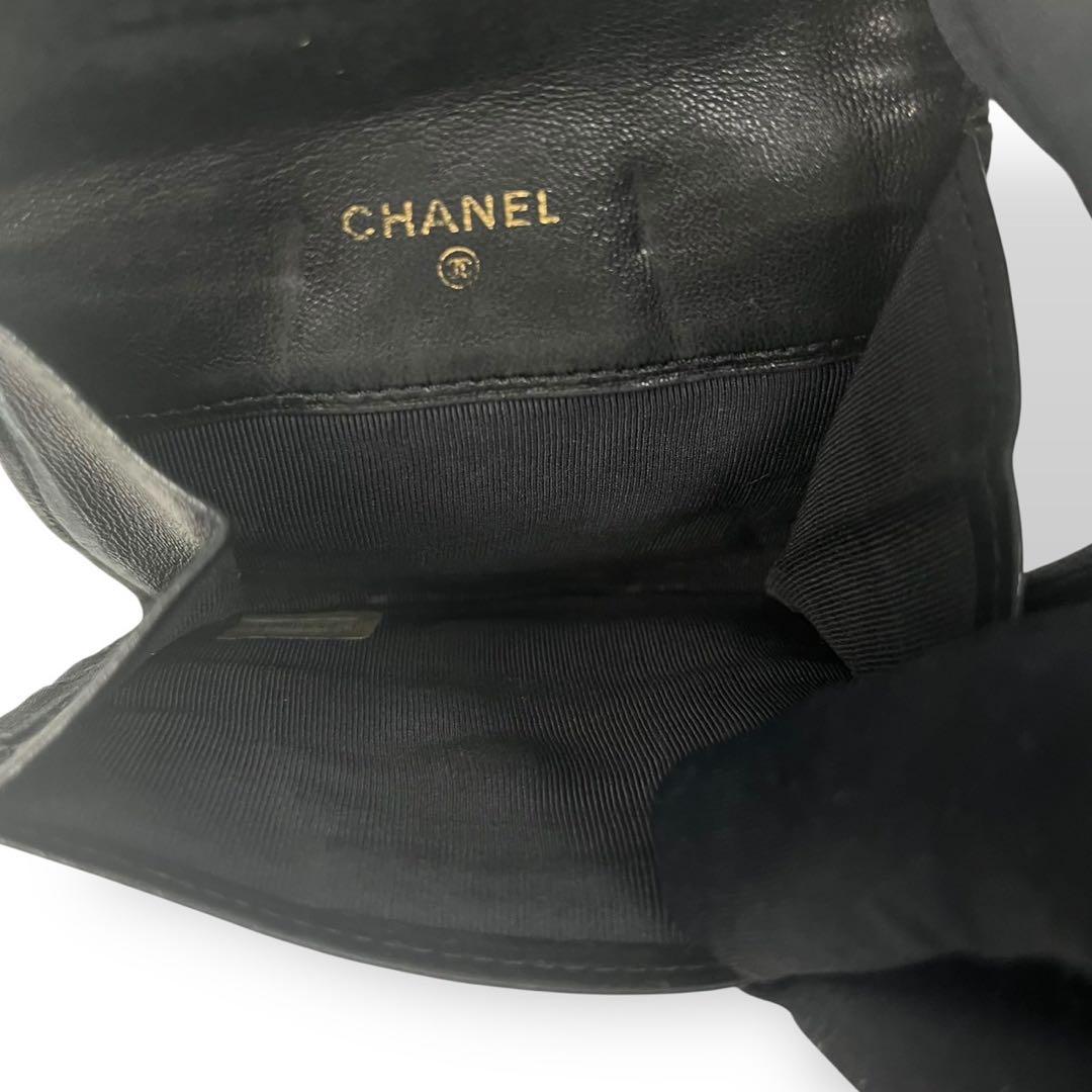4816 CHANEL シャネル ケース ココマーク ブラック