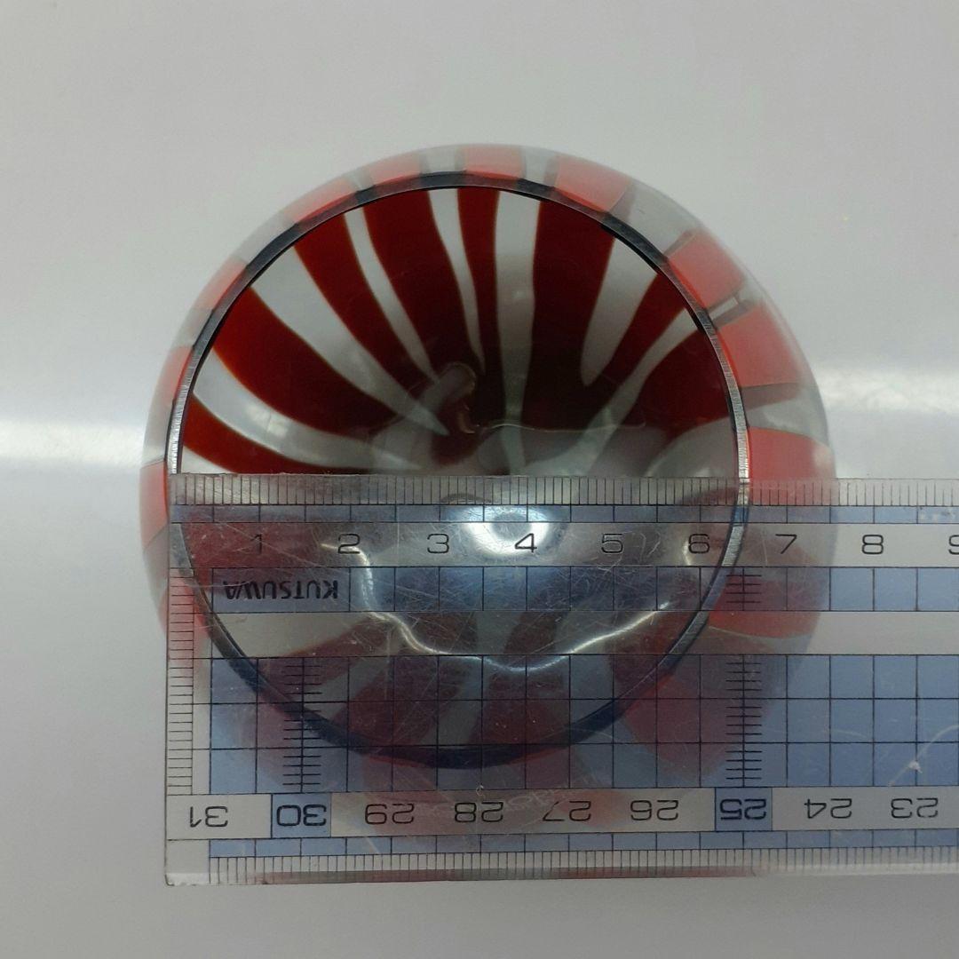 MURANO NASON MORETTI レッド ライン グラス