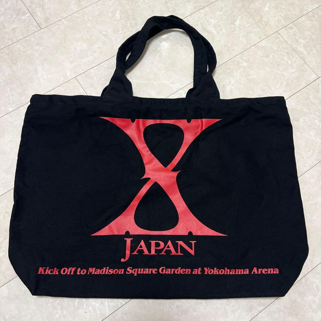 希少★X JAPAN ファスナー付きトートバッグ