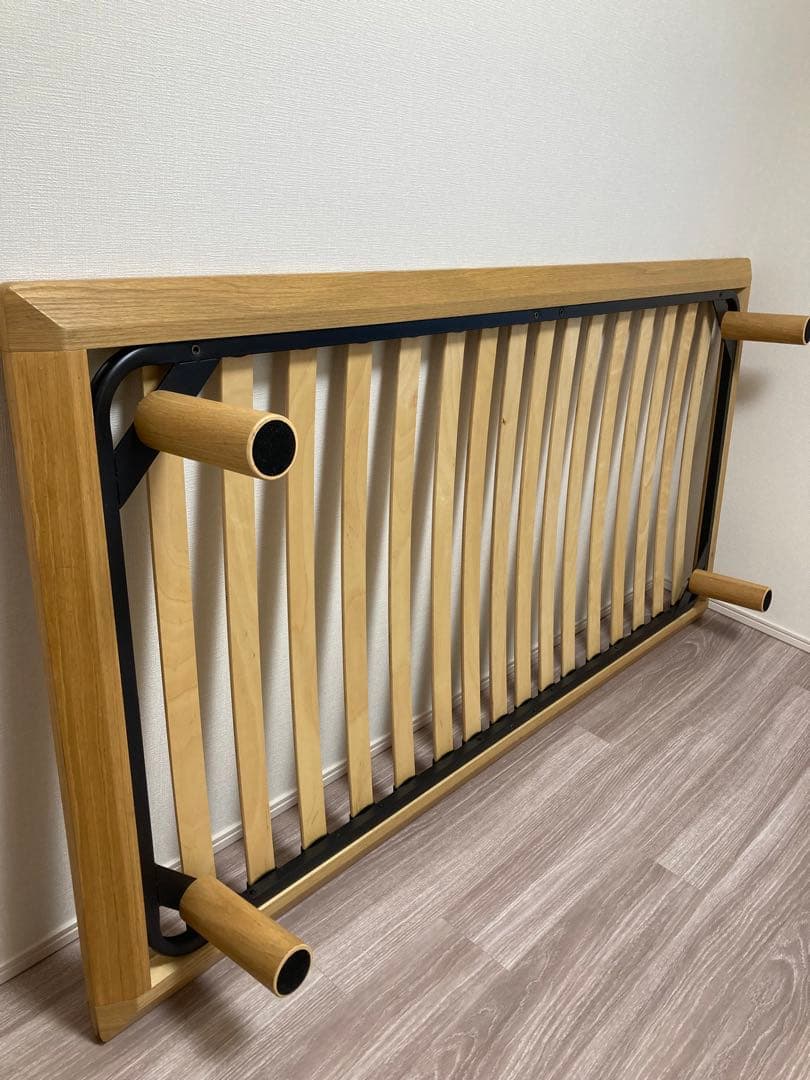 無印良品　MUJI 木製シングルベッドフレーム　オーク材　※収納も別掲載してます