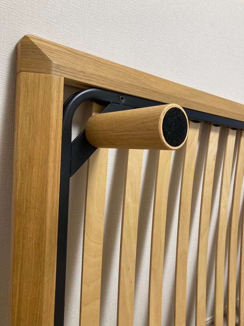 無印良品　MUJI 木製シングルベッドフレーム　オーク材　※収納も別掲載してます