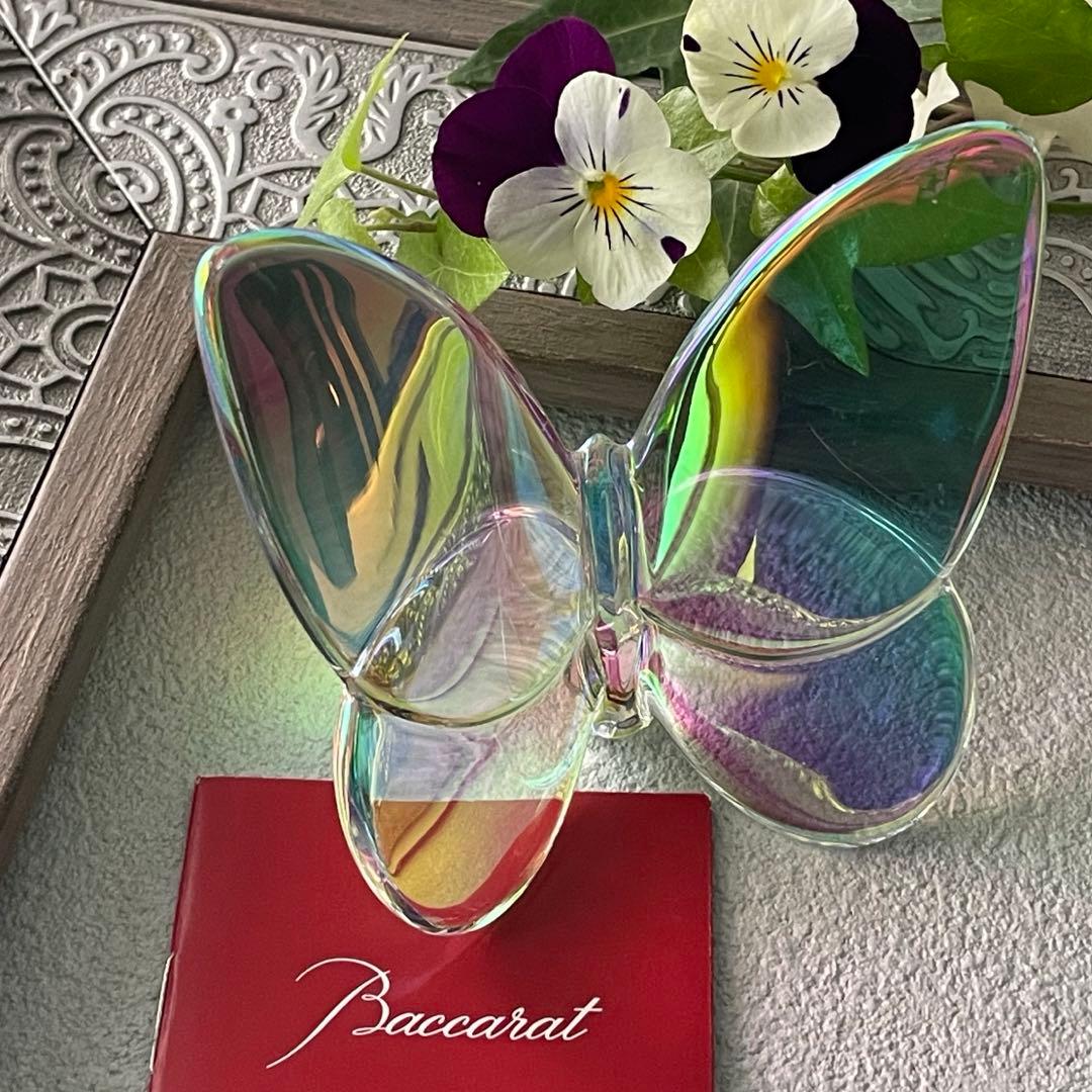Baccarat ラッキーバタフライ クリスタルガラス　イリゼクリア
