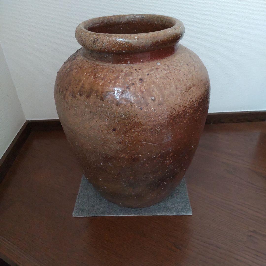 中　壺　備前焼　27