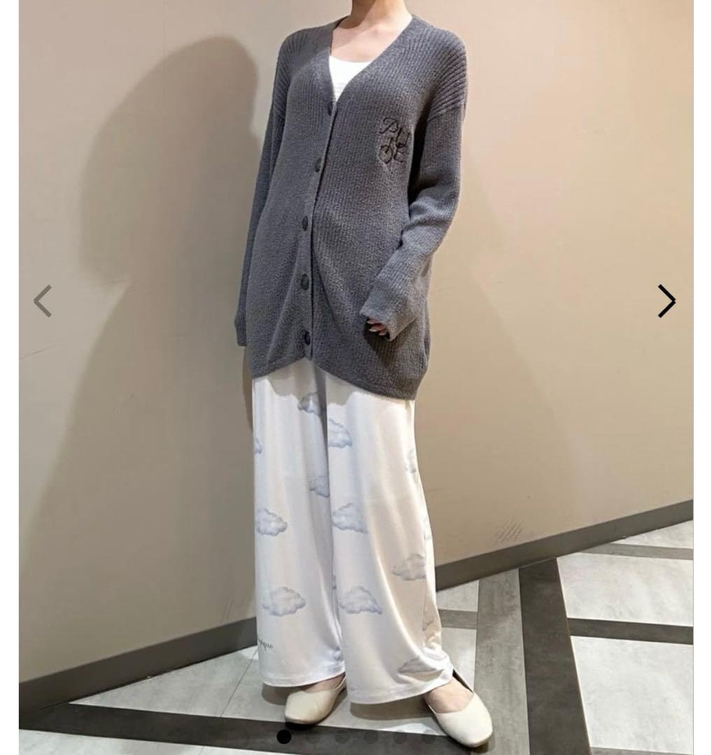 ジェラートピケ　調温スムーズィーリブカーディガン