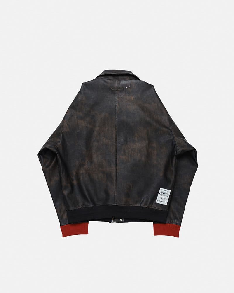 ずっと真夜中でいいのに。 コズミックどろ団子ツアー フェイクレザーブルゾン L