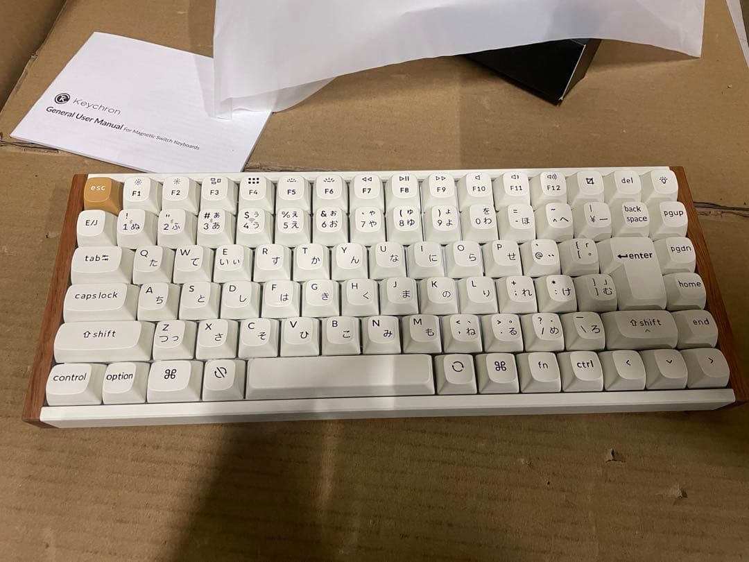Keychron K2HE無線磁気スイッチカスタムキーボードJIS配列
