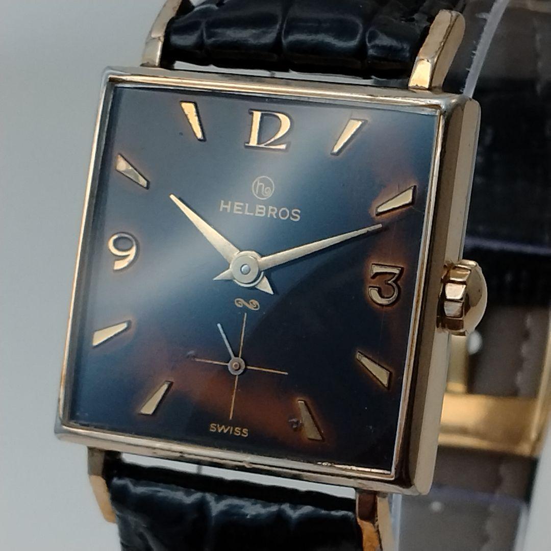 【1950s】 HELBROS スモセコ OH済 ヴィンテージ腕時計【訳あり品】