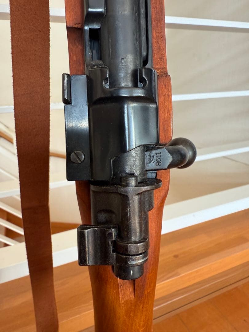 タナカ kar98k mod.98 リアルウッド 革製スリング付き エアガン