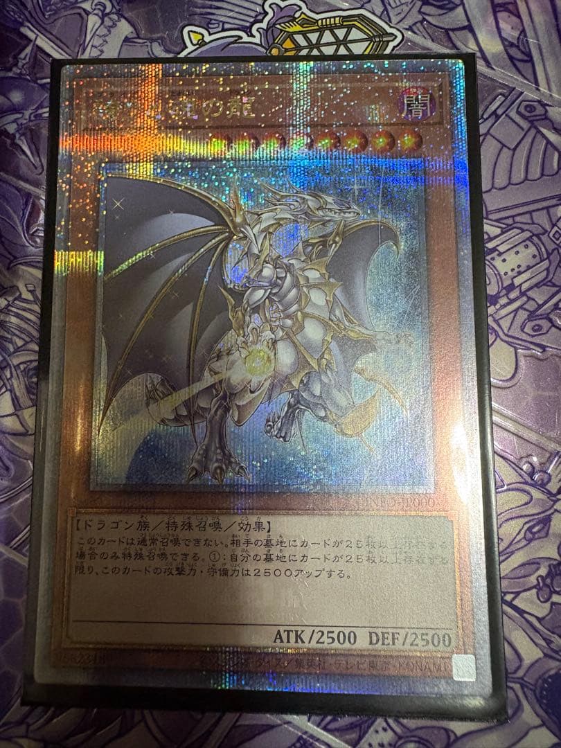 遊戯王 誇りと魂の龍 25th シークレットレア トレカ 美品