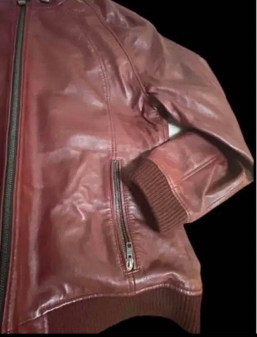 N*8様 ⭐️LIUGOO TOKYO⭐️ leather ⭐️ワインレッド☆L