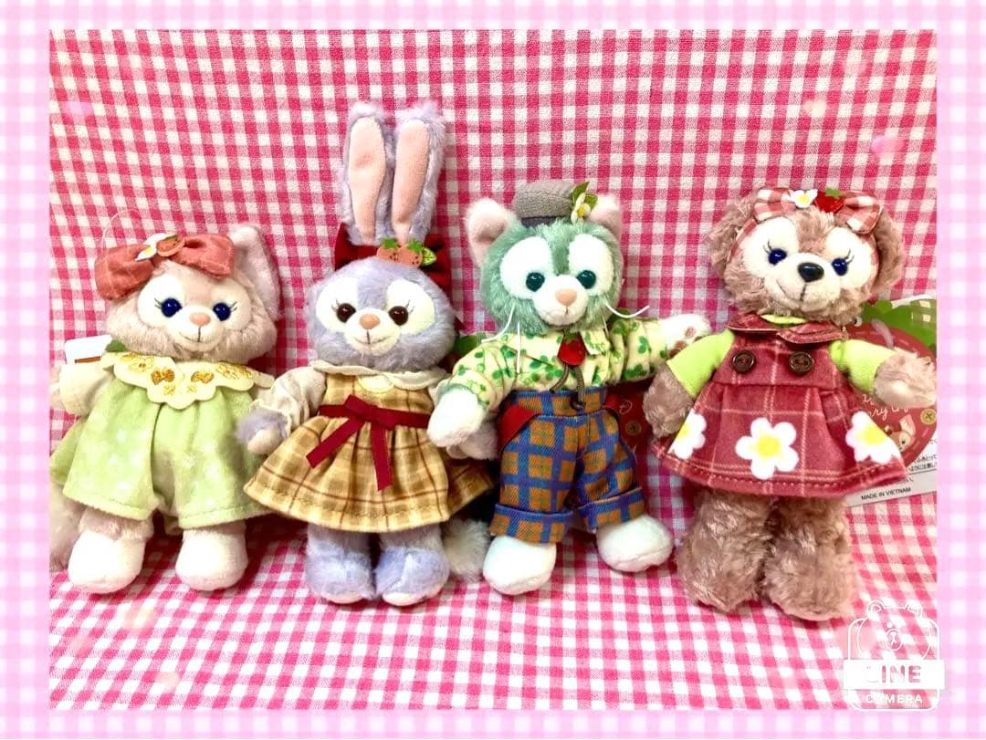 ♡ハートフェルトストロベリー♡ぬいぐるみバッヂ♡2024年♡タグ、値札付き♡