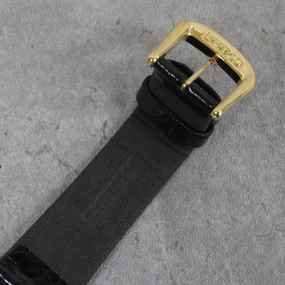 ▲SEIKOセイコー ドルチェ ゴールド レクタンギュラー 5E31-5A10