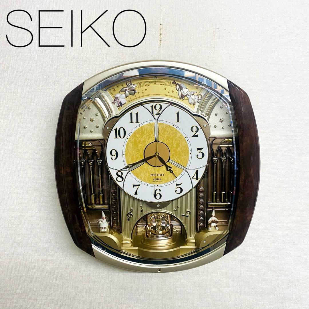 SEIKO からくり時計　アミューズ　メロディ時計　電波時計　RE564H