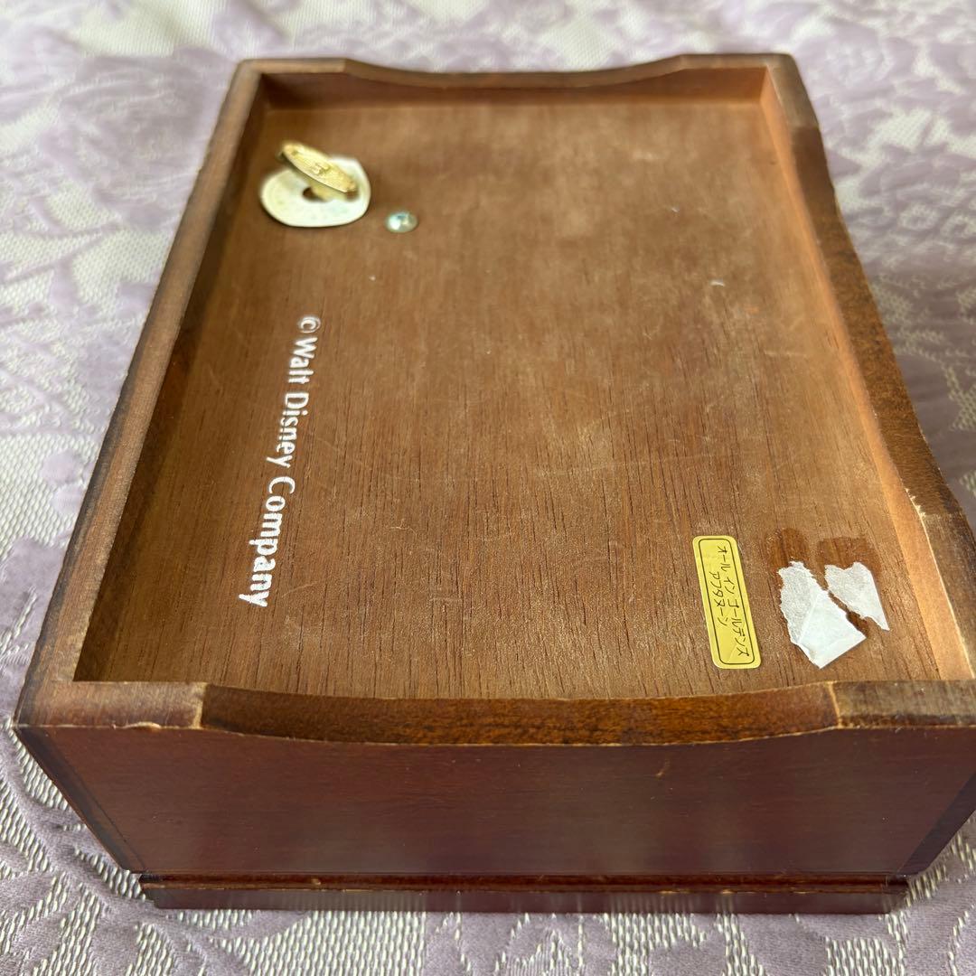 不思議の国のアリス 　オルゴール　ジュエリーボックス　ステンドグラス