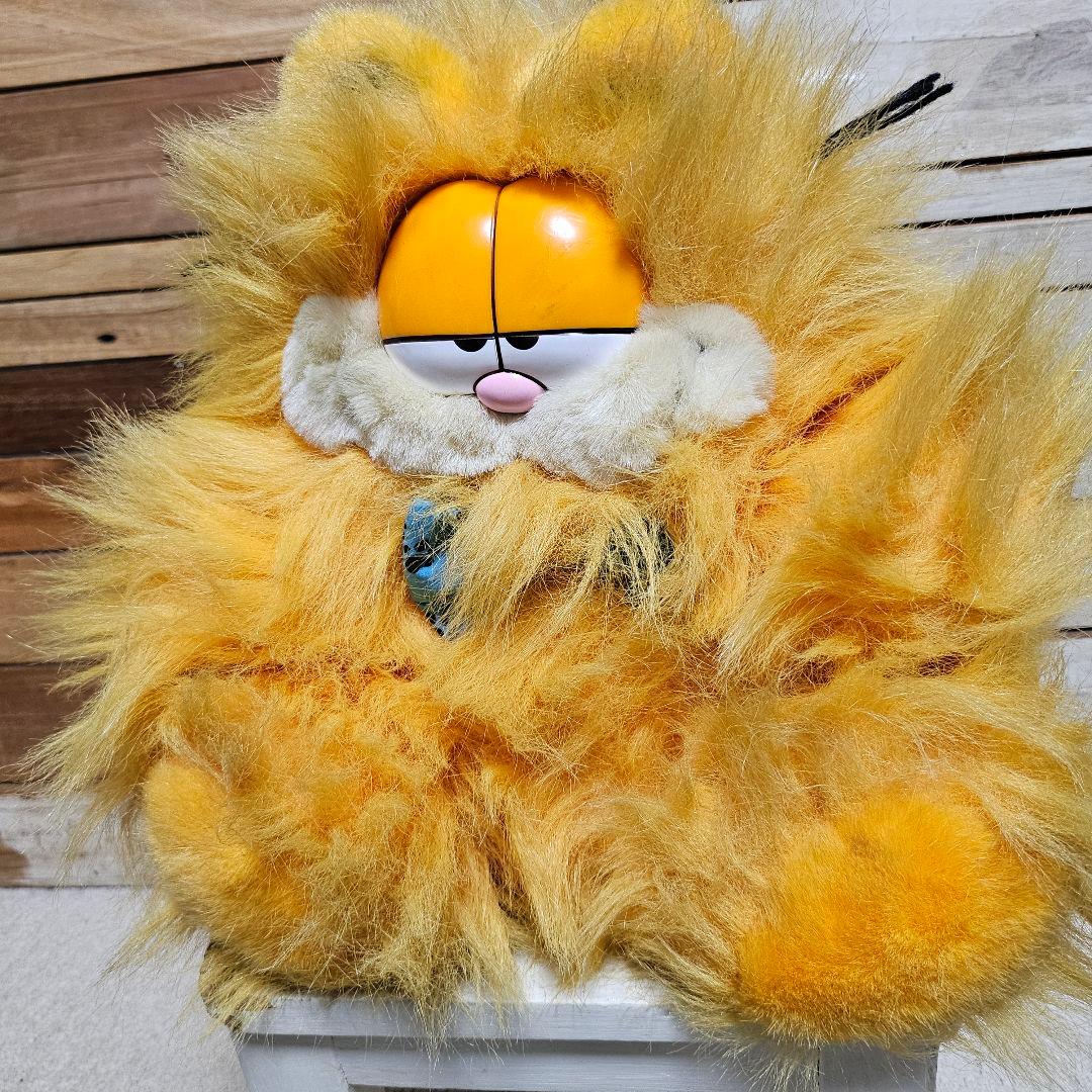 70年代　ガーフィールド　毛むくじゃら　ぬいぐるみ ヴィンテージ レトロ 希少