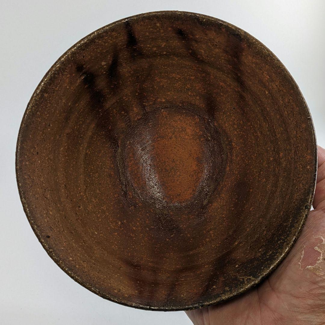 備前市指定無形文化財 小西陶蔵 備前焼 緋襷茶盌 合箱・栞 抹茶碗 抹茶茶碗