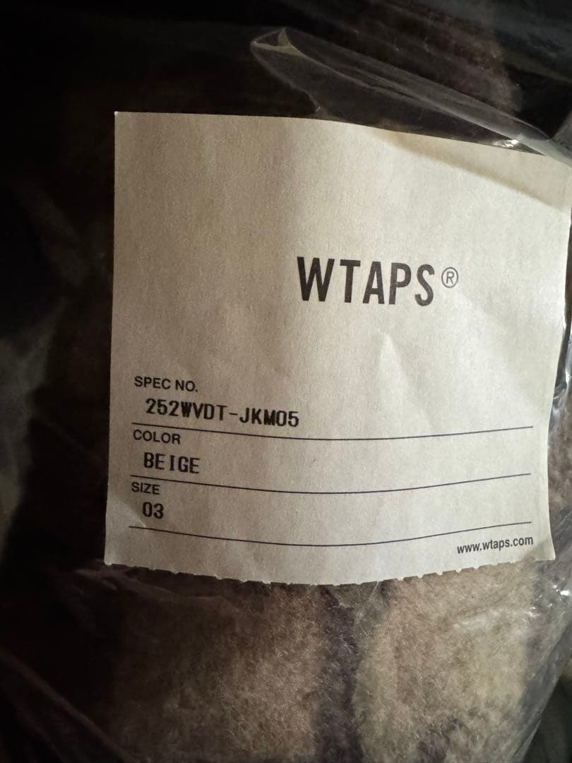 ジャケット・アウター WTAPS WCPO JACKET WOPL. MELTON. TEXTILE