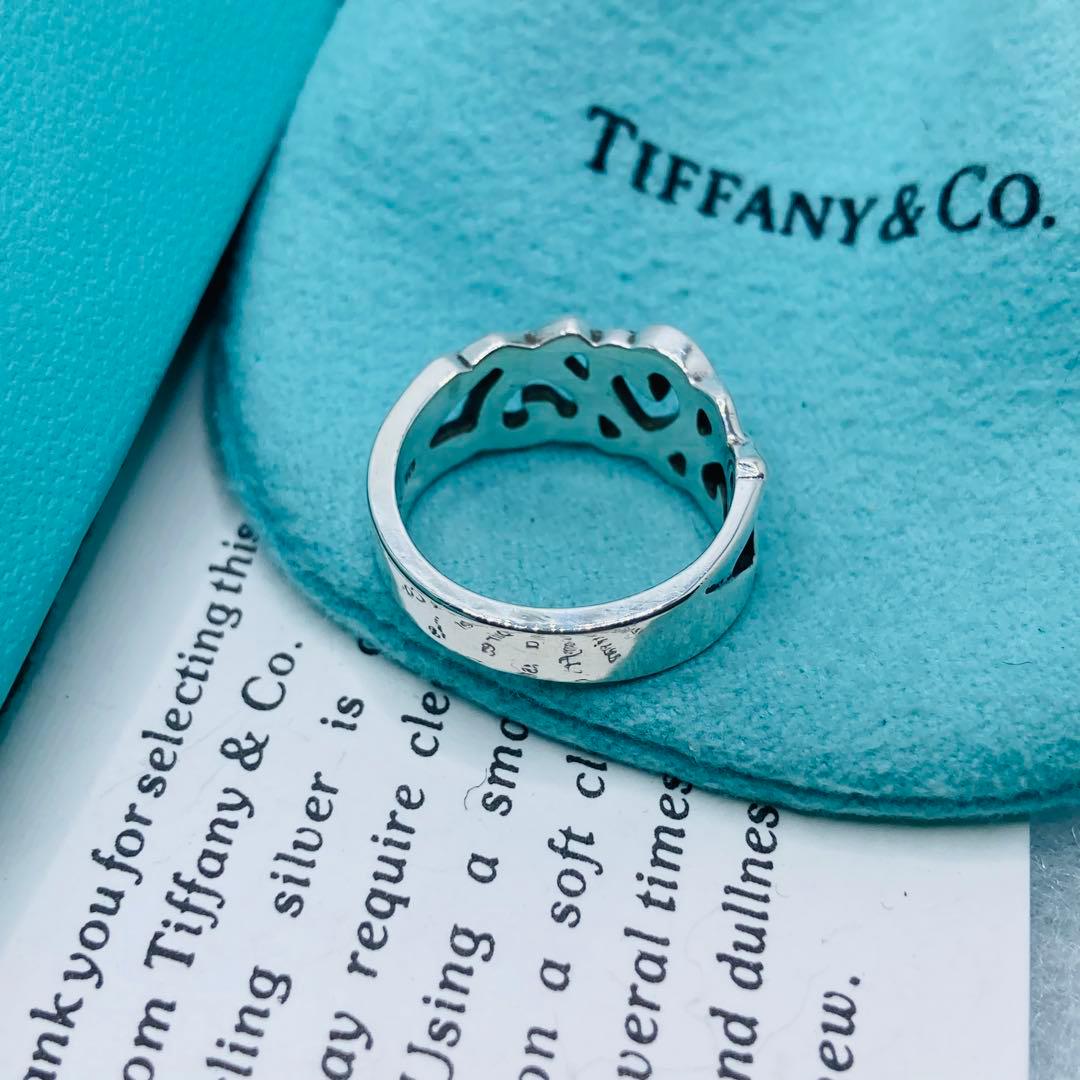 極美品✨ ティファニー リング ラビングハート ハート AG925 #10.5