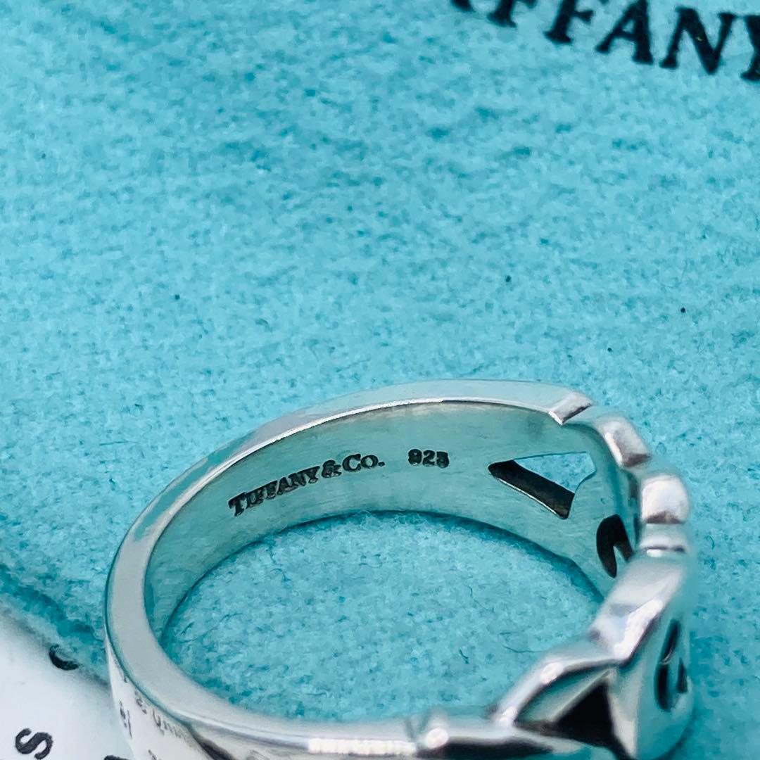 極美品✨ ティファニー リング ラビングハート ハート AG925 #10.5