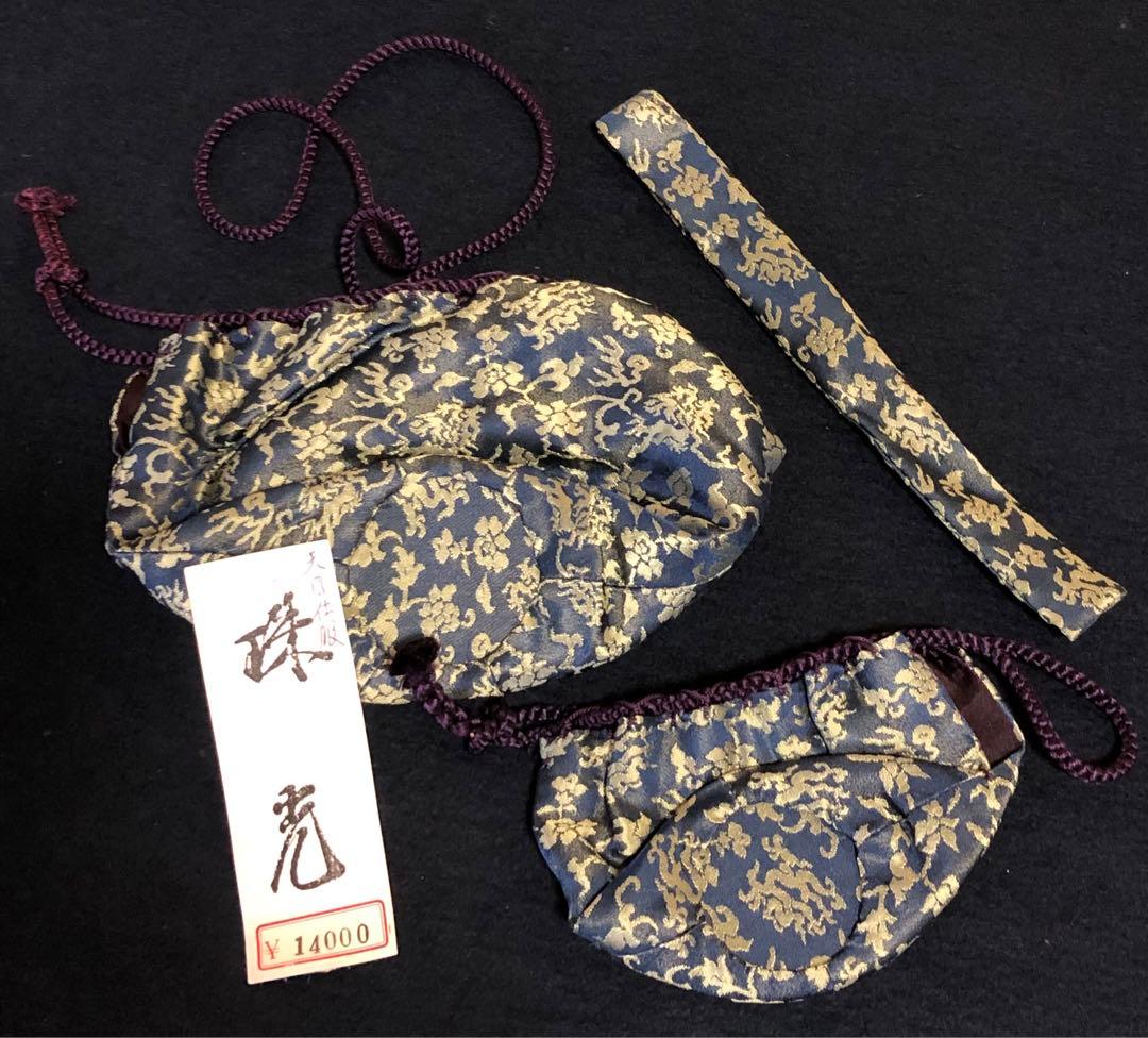 割引❗️《レ》桑茶箱 茶道具5点 仕覆付 指物師 仙水正之 元箱 251027う1