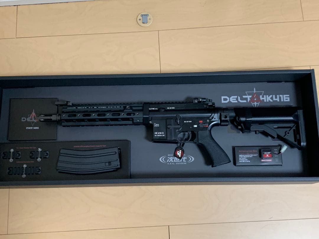 東京マルイ 次世代電動ガン HK416デルタカスタム　バッテリー他オプション付