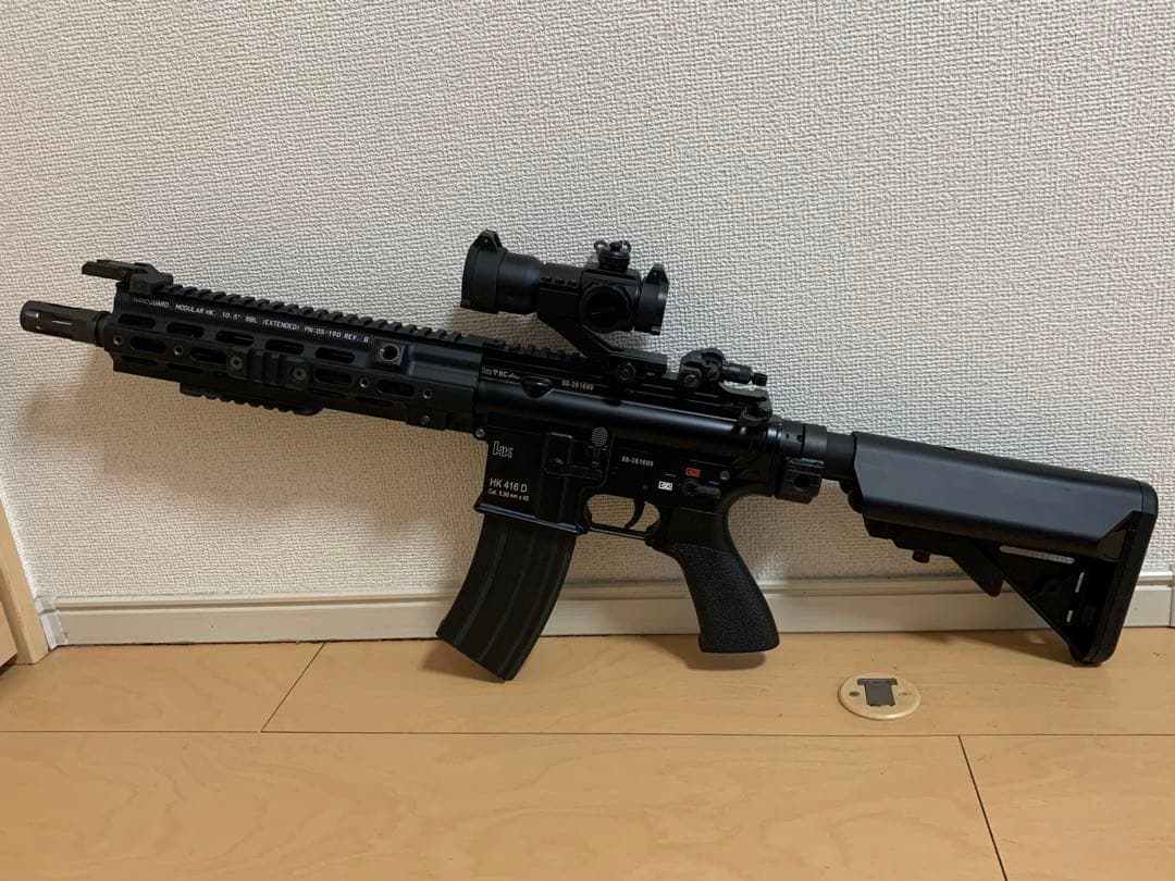東京マルイ 次世代電動ガン HK416デルタカスタム　バッテリー他オプション付