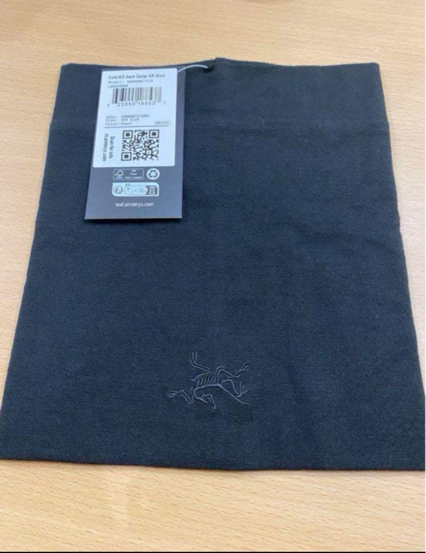最後　アークテリクス リーフCOLD WX NECKGAITER AR WOOL