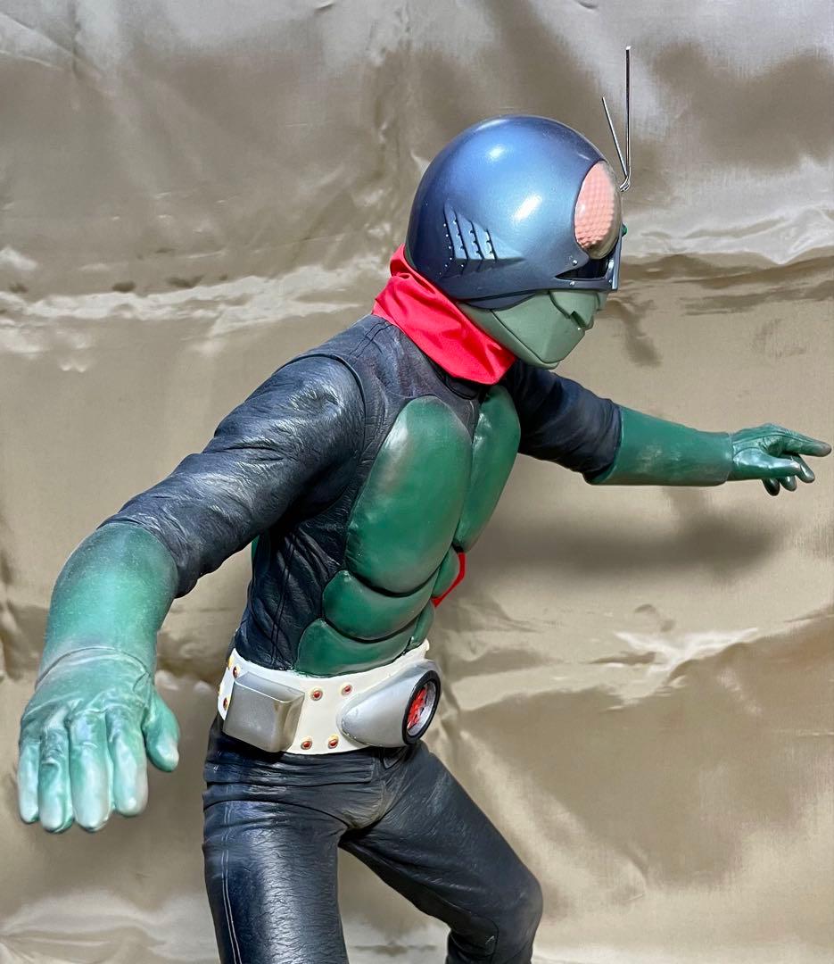 仮面ライダー旧1号リペイント完成品(検索 ビリケン メディコム 1/1マスク)