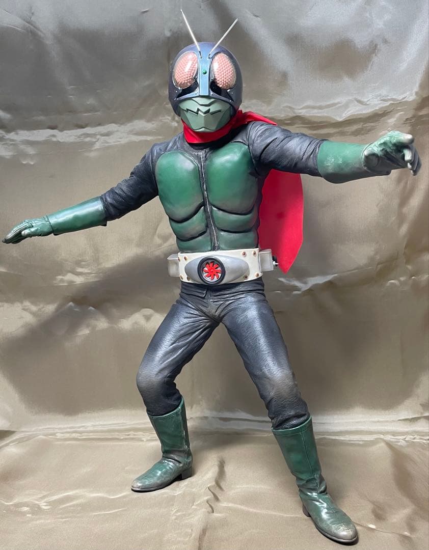 仮面ライダー旧1号リペイント完成品(検索 ビリケン メディコム 1/1マスク)
